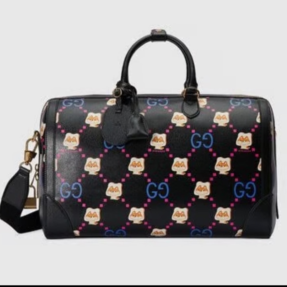 BRAND NEW - Gucci x PIKARAR
Limited Edition Black Leather Corgi
Duffle Bag $4250